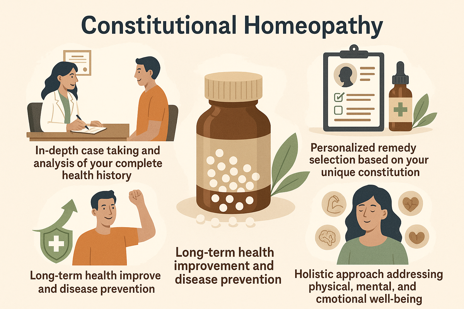 Constitutional Homeopathy case-taking diagram
